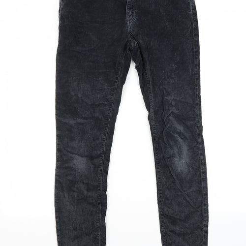 free soul Womens Black  Corduroy Skinny Jeans Size 30 in L32 in