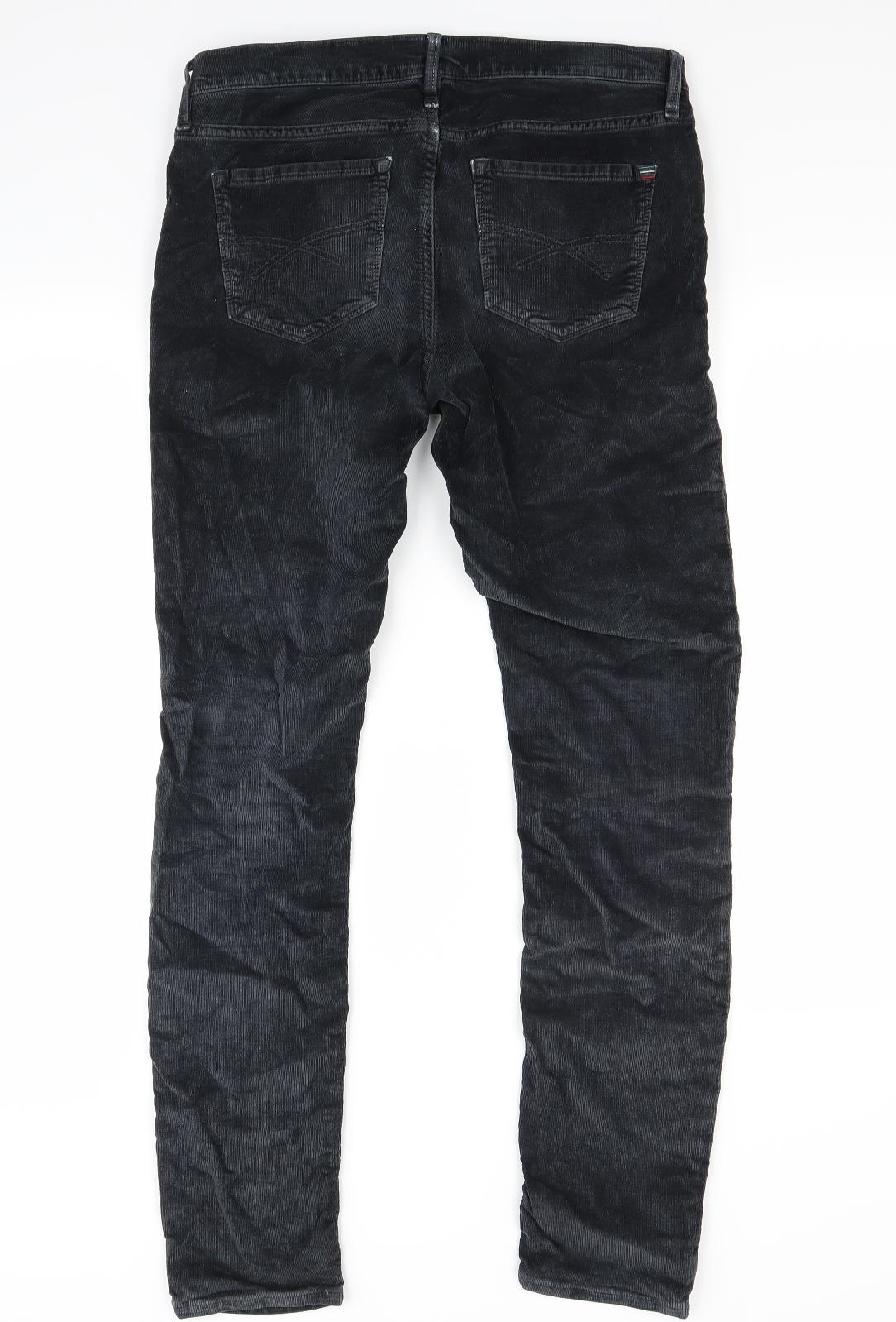 free soul Womens Black  Corduroy Skinny Jeans Size 30 in L32 in