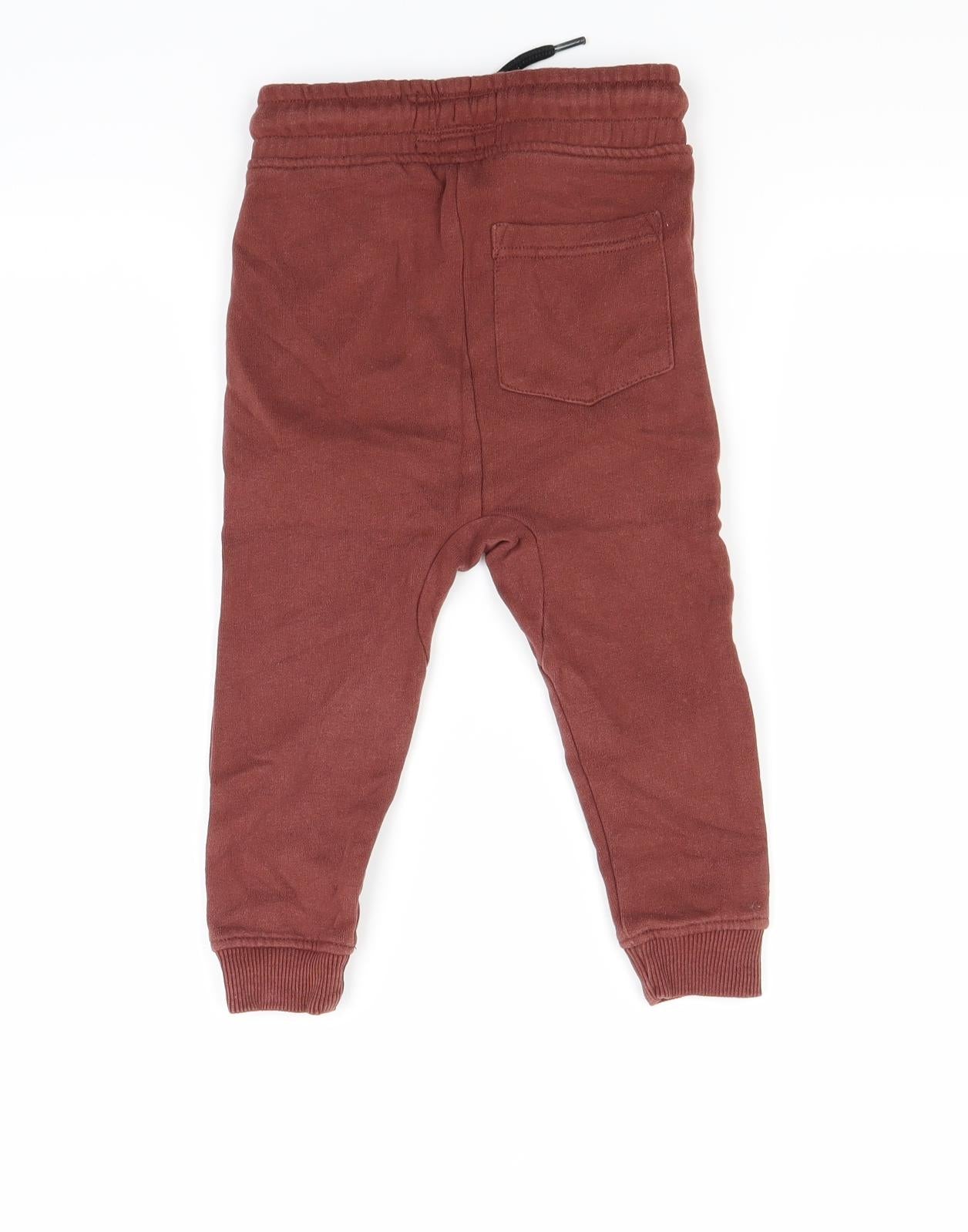 NEXT Boys Brown   Jogger Trousers Size 3 Years