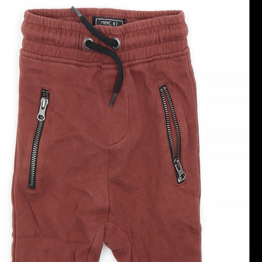NEXT Boys Brown   Jogger Trousers Size 3 Years