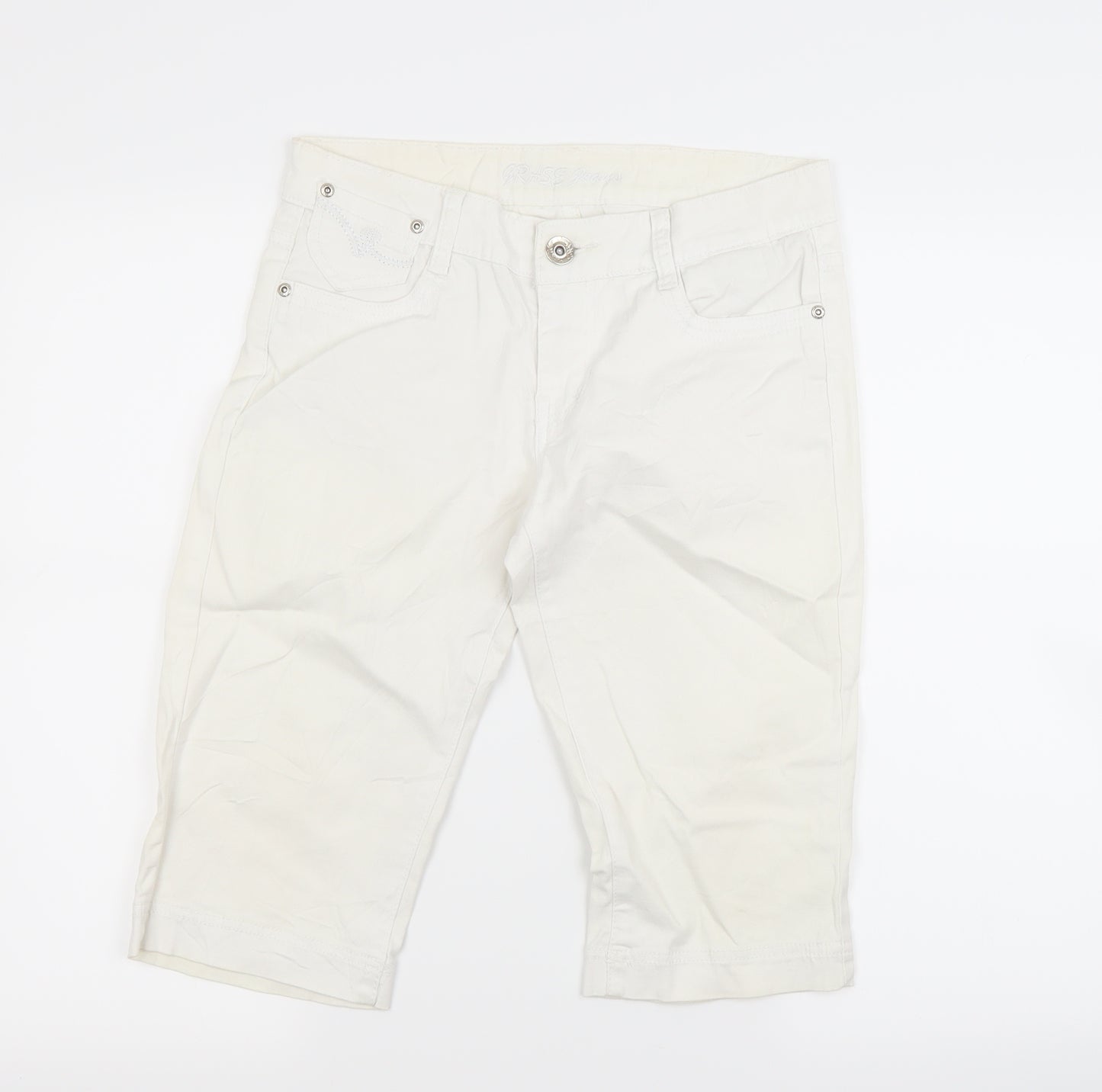 grase Womens White   Chino Shorts Size 12