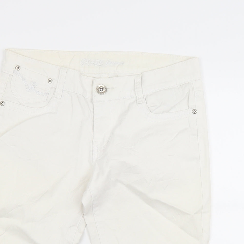 grase Womens White   Chino Shorts Size 12