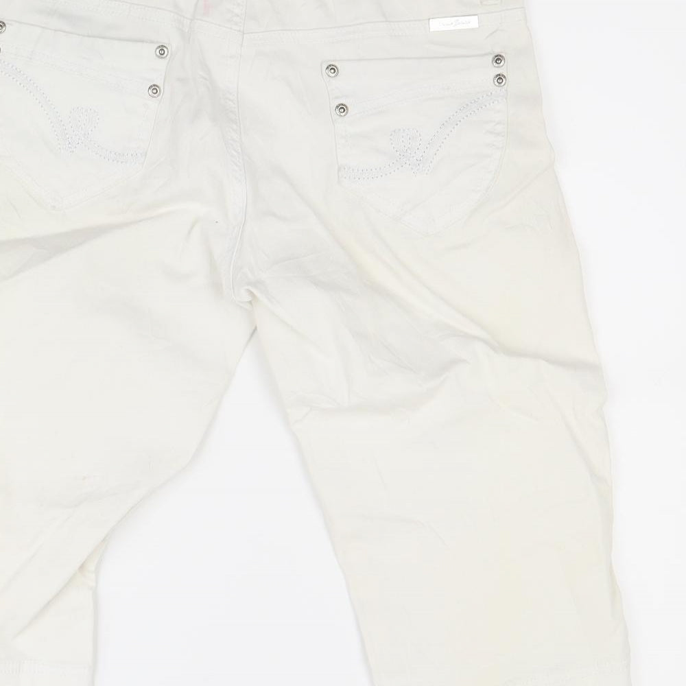 grase Womens White   Chino Shorts Size 12