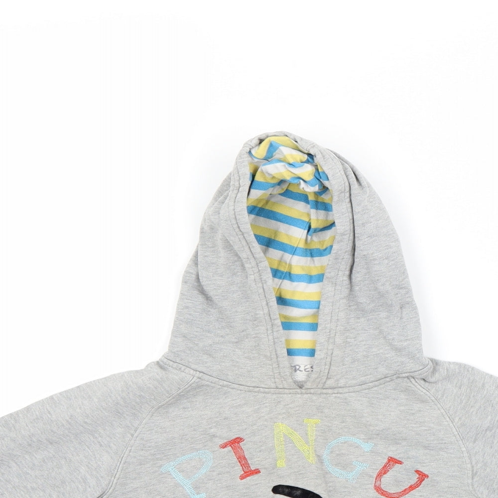 Marks and Spencer Boys Grey   Pullover Hoodie Size 3-4 Years