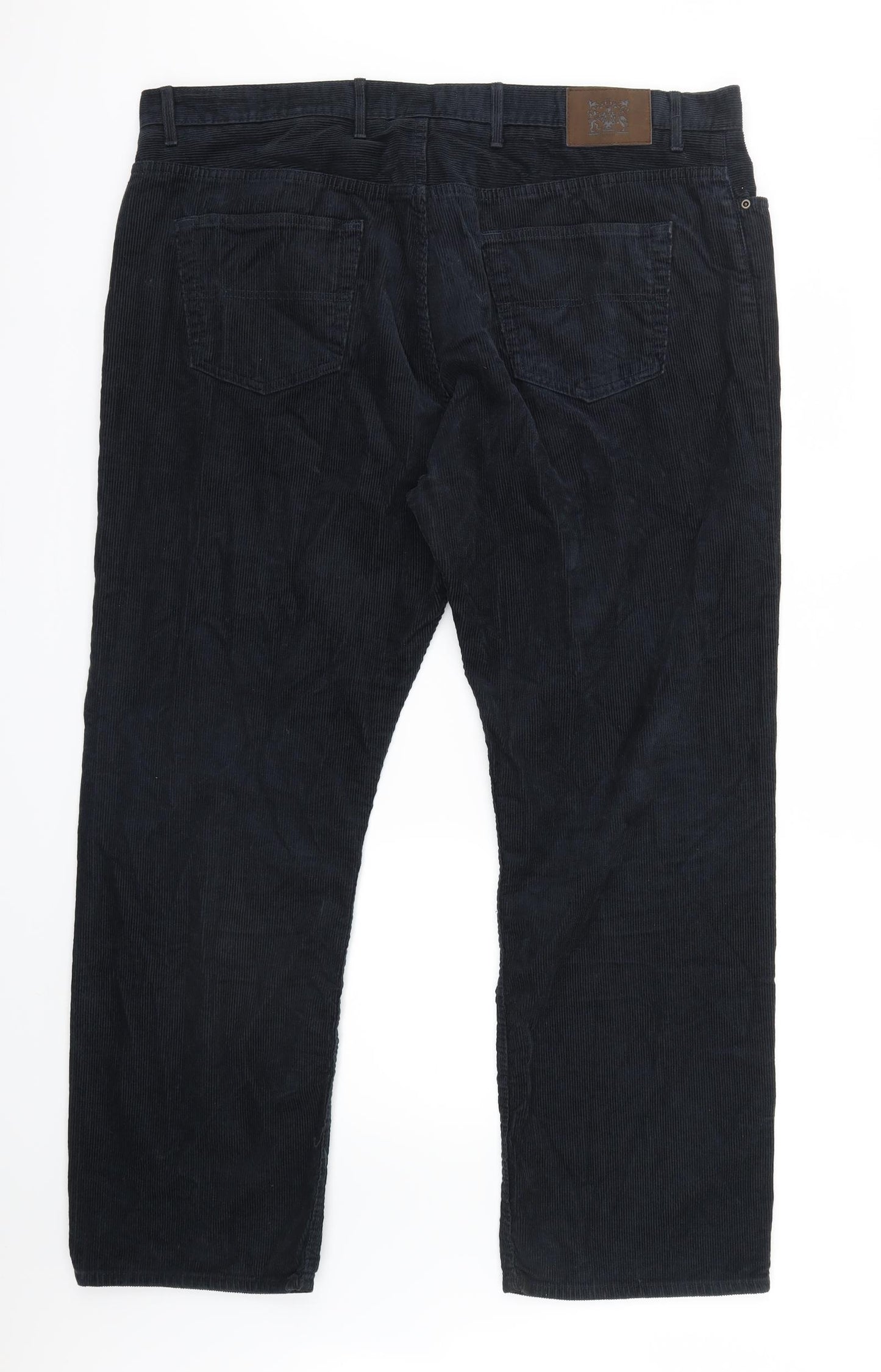 Marks and Spencer Mens Blue  Velvet Trousers  Size 42 in L30 in