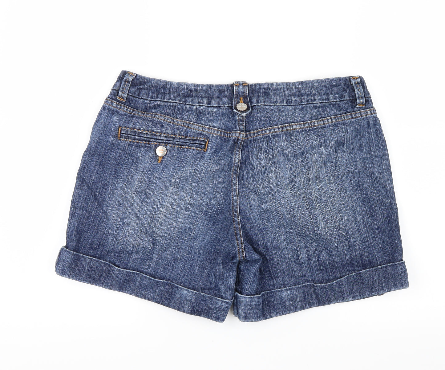 Karen Millen Womens Blue  Denim Boyfriend Shorts Size 12