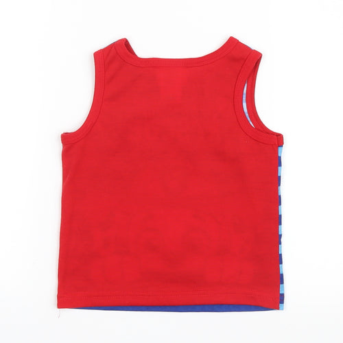 Nickelodeon Boys Blue Striped  Basic Tank Size 2 Years