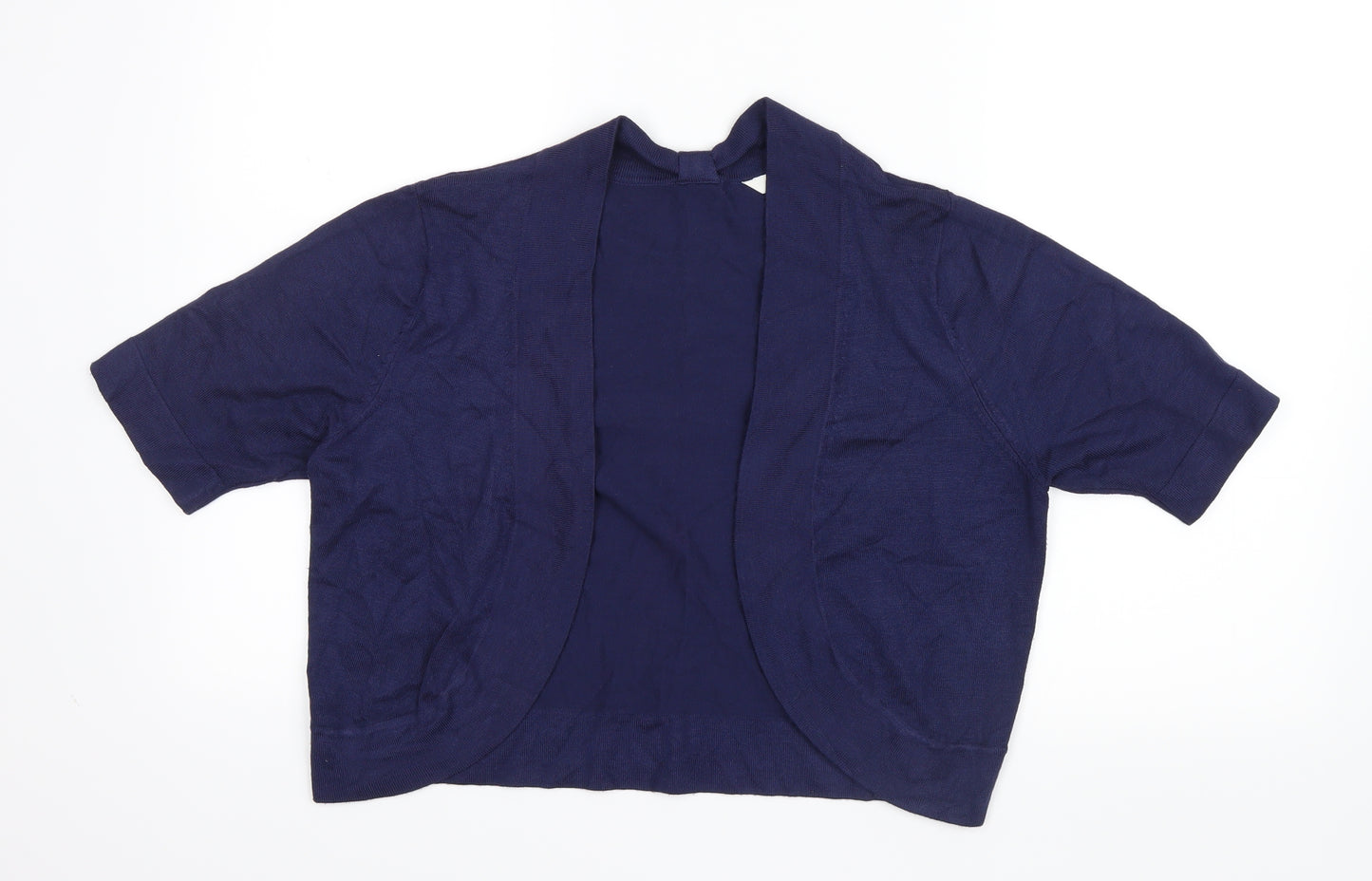 BHS Womens Blue  Knit Cardigan Jumper Size 16