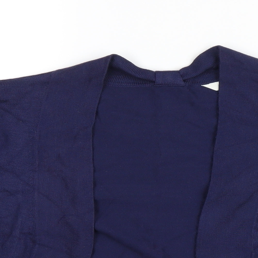 BHS Womens Blue  Knit Cardigan Jumper Size 16