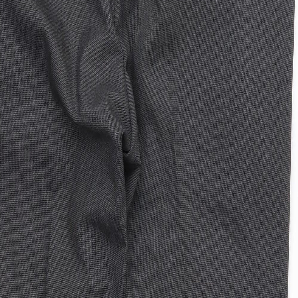 NEXT Mens Grey  Rayon Trousers  Size 32 L31 in