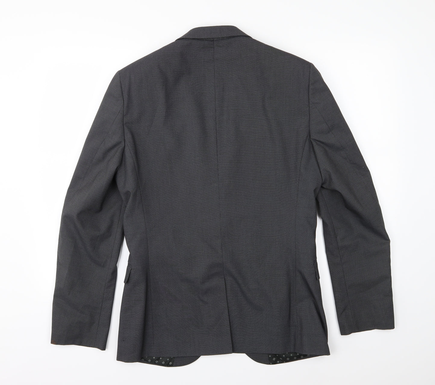NEXT Mens Grey  Rayon Jacket Suit Jacket Size 38
