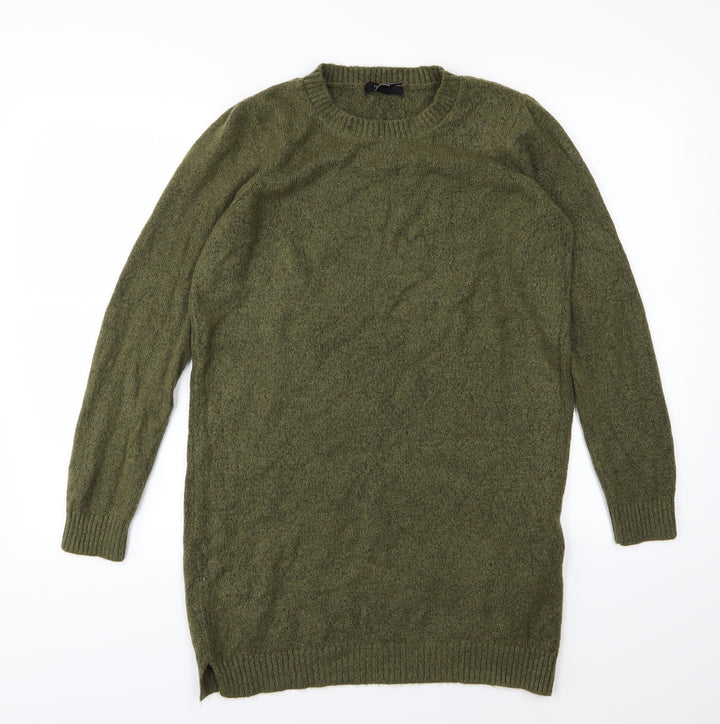 FOREVER 21 Womens Green Knit Pullover Jumper Size M