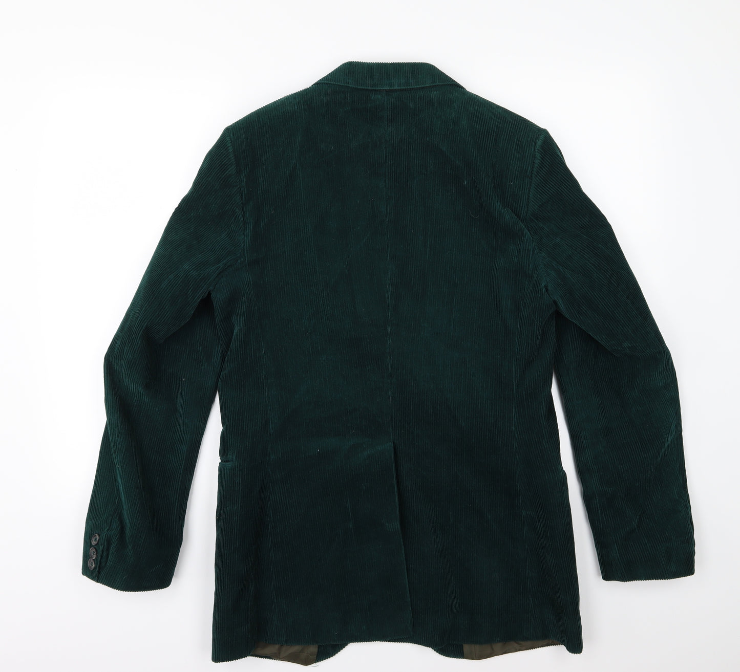 Harbarry Mens Green  Corduroy Jacket Suit Jacket Size 36