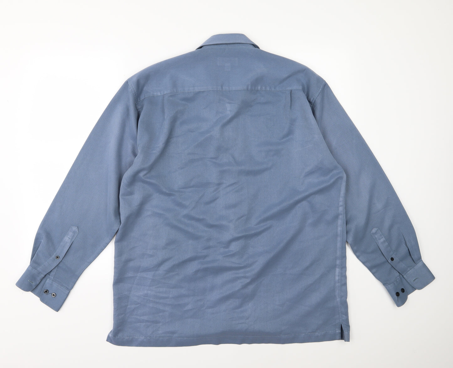 Petroleum Mens Blue    Button-Up Size M