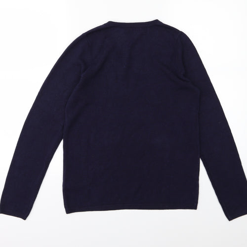 Marks and Spencer Womens Blue  Knit Pullover Jumper Size 10