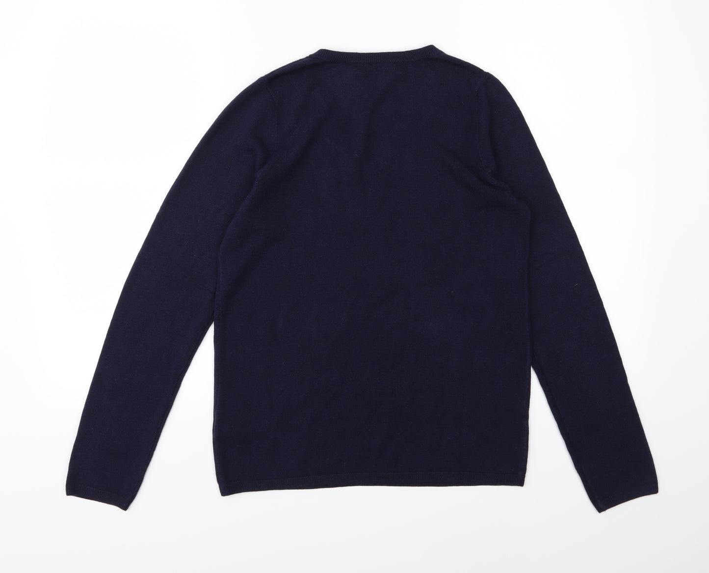 Marks and Spencer Womens Blue  Knit Pullover Jumper Size 10