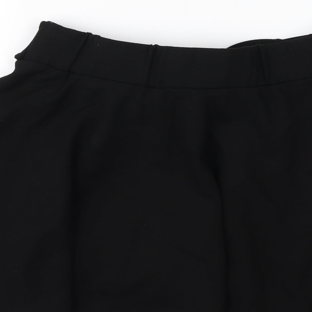 Preworn Womens Black   Skater Skort Size 24 in