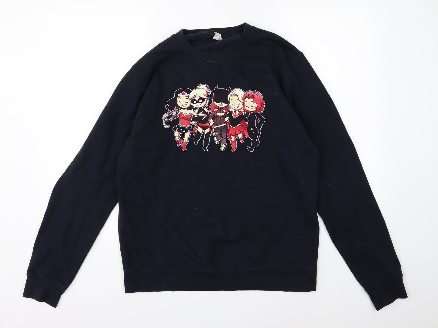All We Do is Womens Black  Jersey Pullover Sweatshirt Size M  - Female superheroes