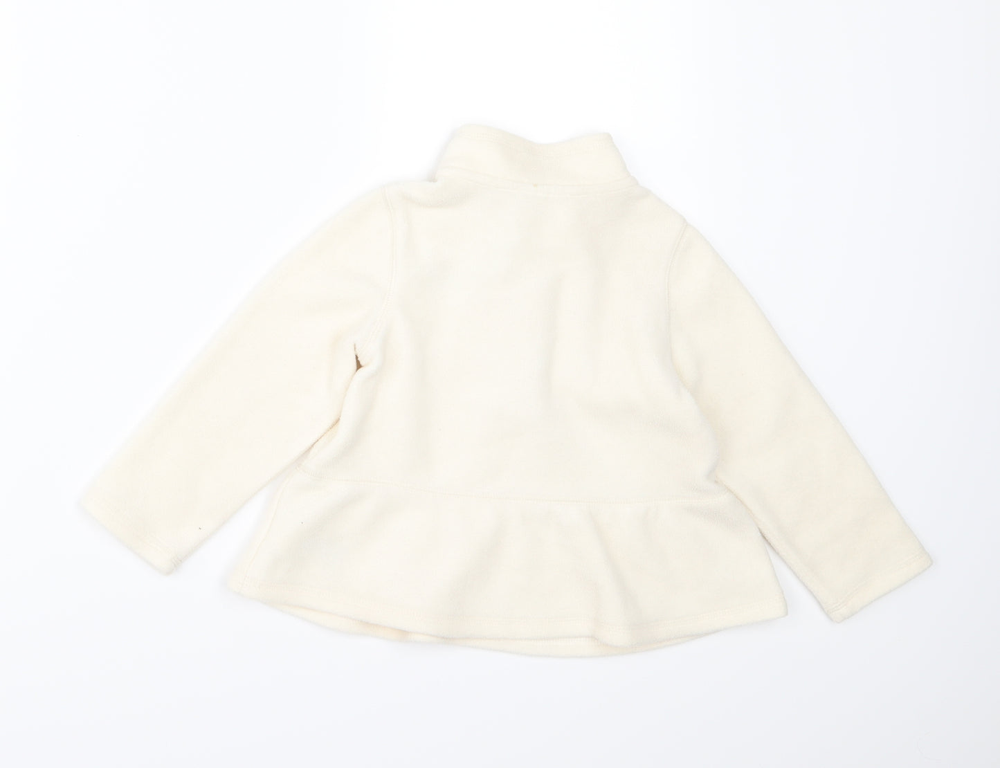 Gap Girls Ivory  Fleece Jacket  Size 3 Years