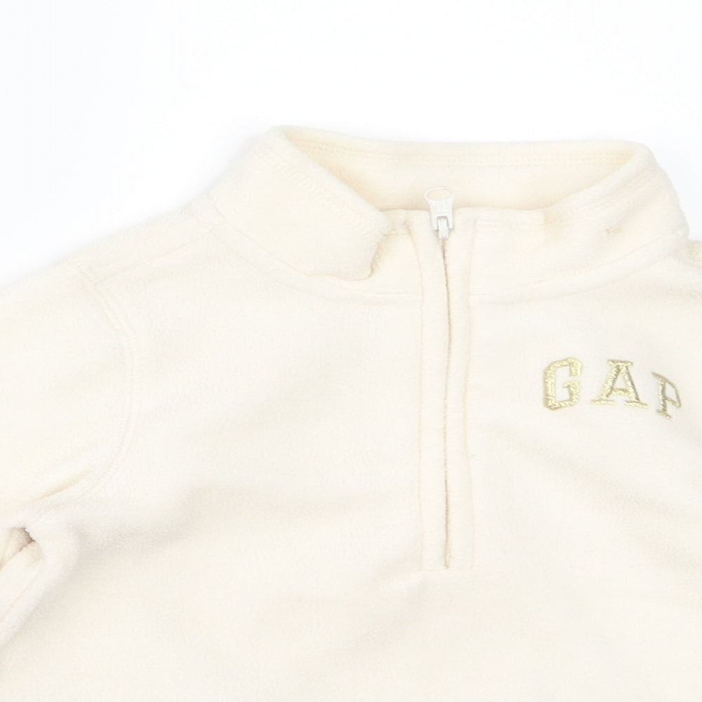 Gap Girls Ivory  Fleece Jacket  Size 3 Years