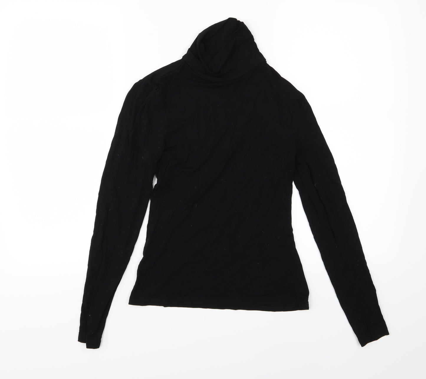 New Look Womens Black  Jersey Basic T-Shirt Size 8