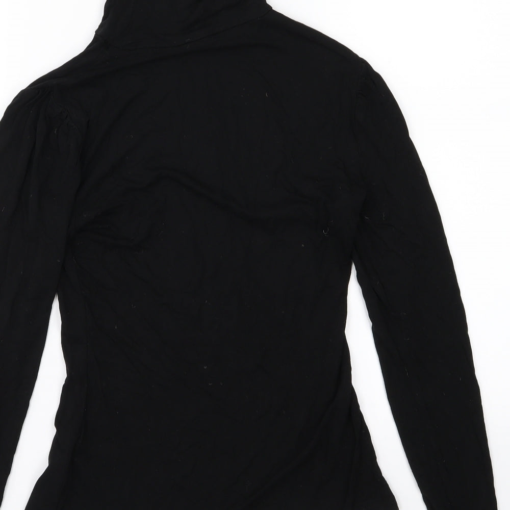 New Look Womens Black  Jersey Basic T-Shirt Size 8