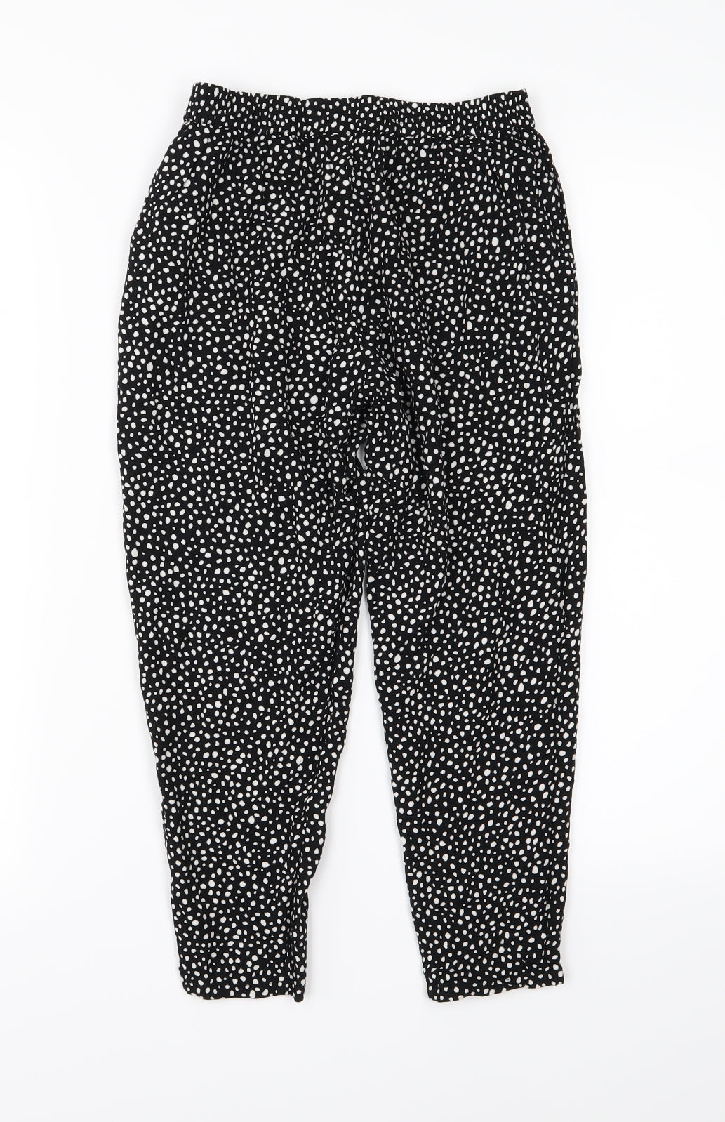NEXT Girls Black Polka Dot  Harem Trousers Size 9 Years