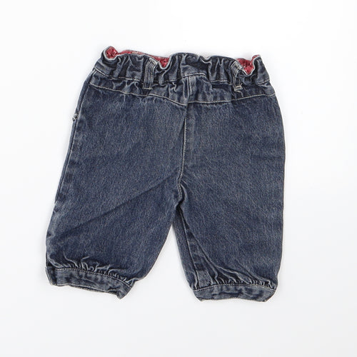 Kimbaloo Girls Blue  Denim Cropped Jeans Size 12 Months