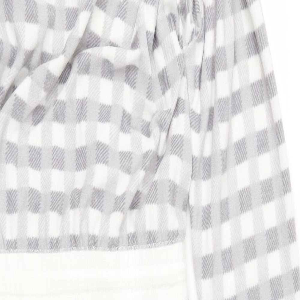 Matalan Womens Grey Striped Fleece  One Piece Size 16