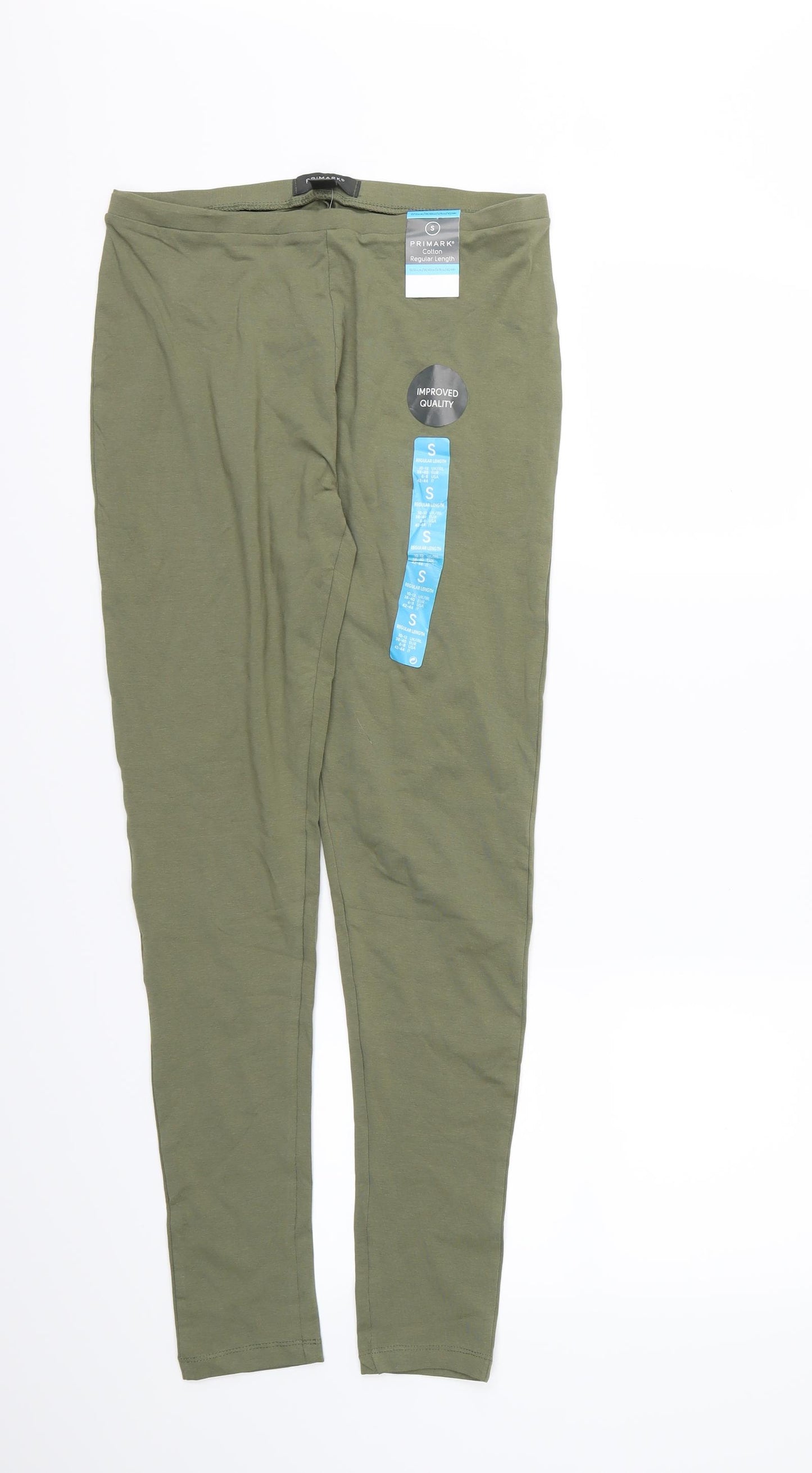 Primark Womens Green  Jersey  Leggings Size S L29 in