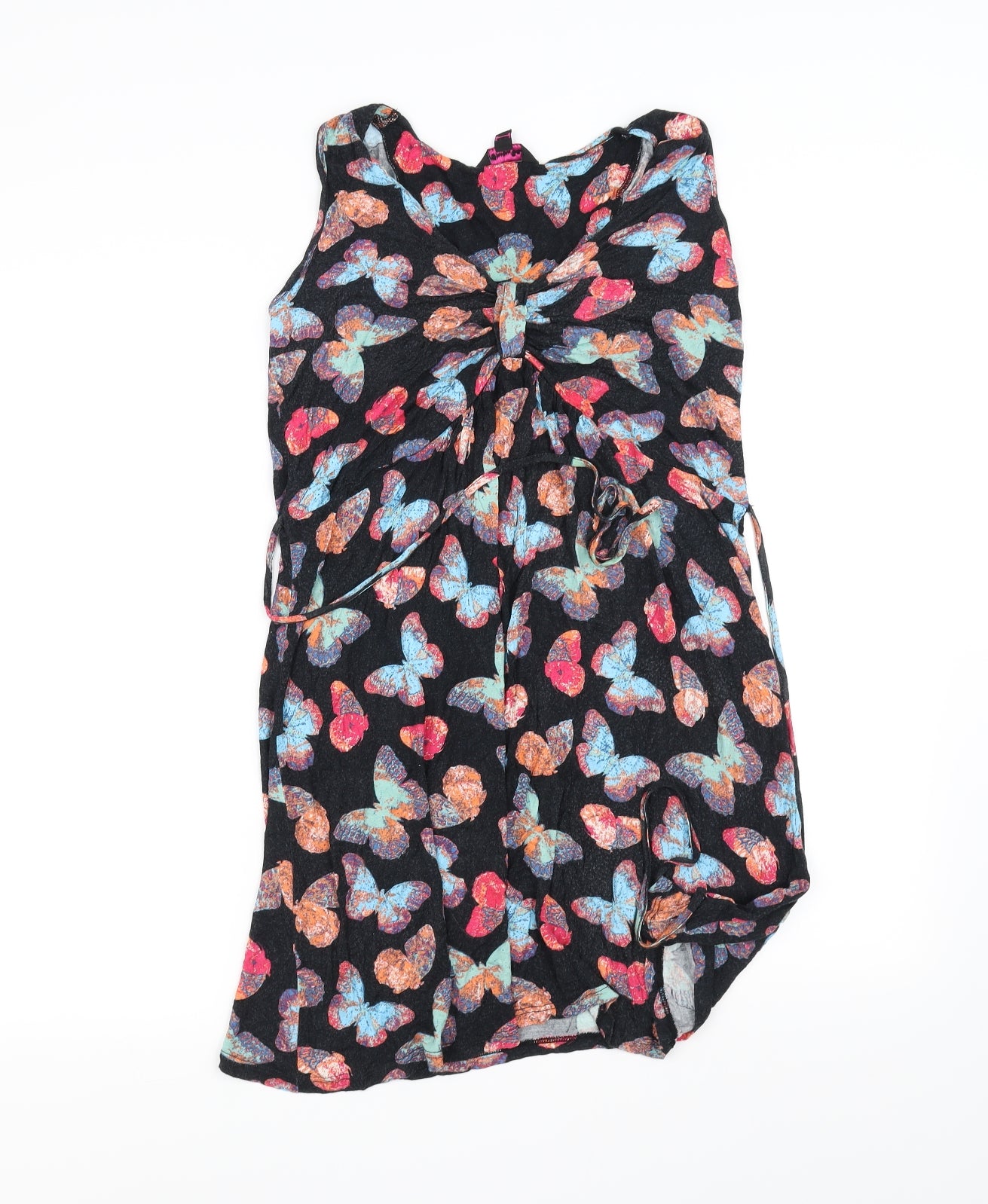 SIMPLEY BE Womens Black Floral  Fit & Flare  Size 14