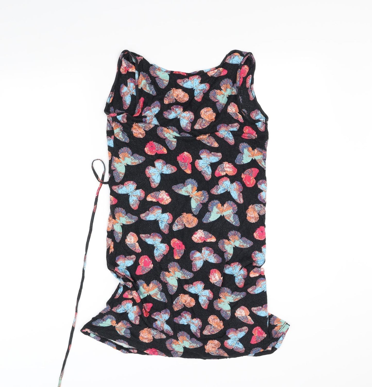 SIMPLEY BE Womens Black Floral  Fit & Flare  Size 14