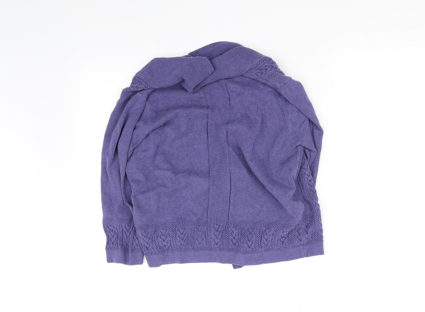 Indigo Womens Purple   Cardigan Jumper Size 10