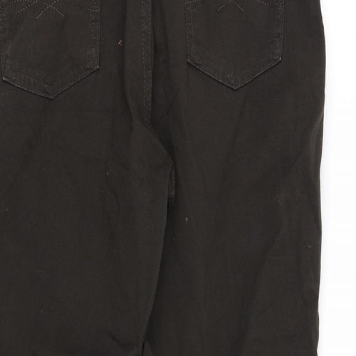 m&s Womens Green   Straight Jeans Size 14 L30 in