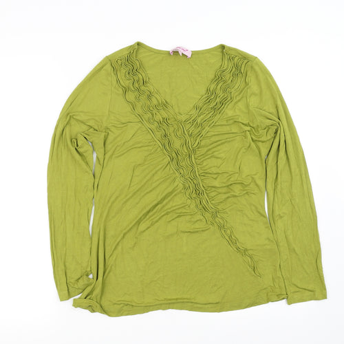 Per Una Womens Green   Pullover Jumper Size 14