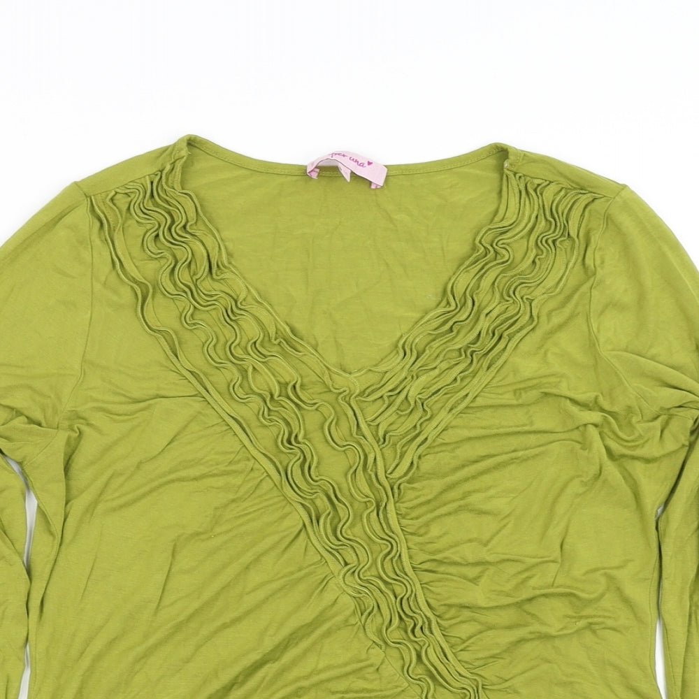 Per Una Womens Green   Pullover Jumper Size 14
