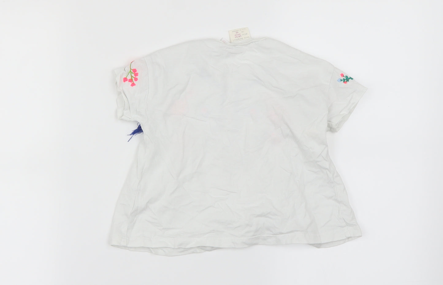 Zara Girls White   Basic T-Shirt Size 18-24 Months