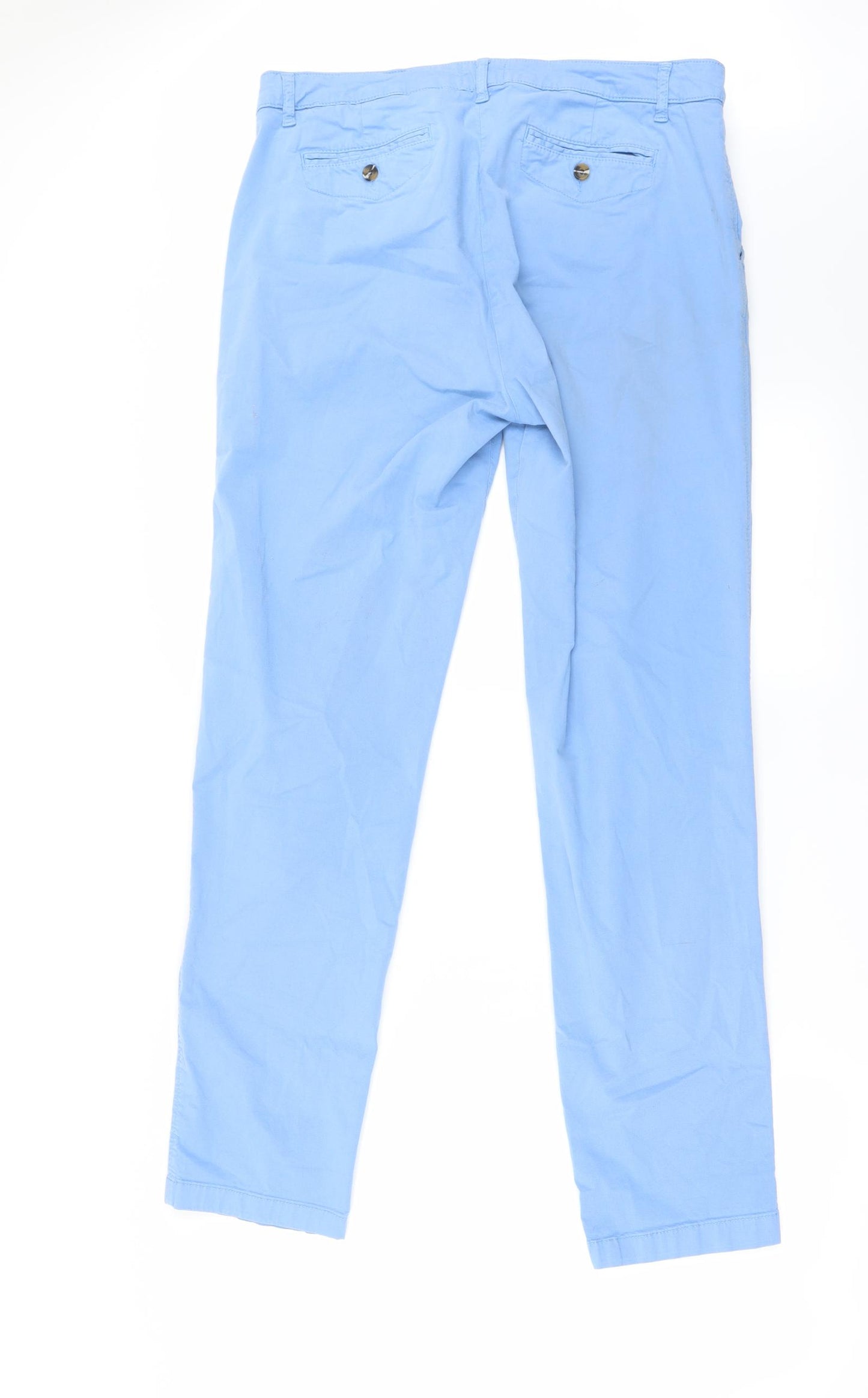 Jigsaw Womens Blue   Trousers  Size 14 L30 in