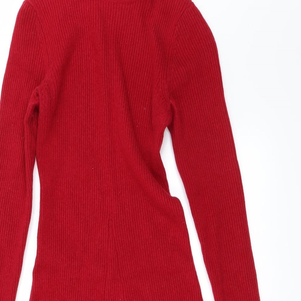 Karen Millen Womens Red   Fit & Flare  Size XS