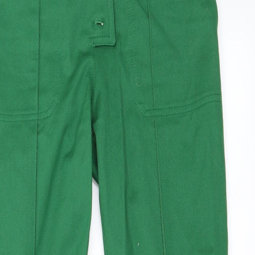 H&M Womens Green   Flared Jeans Size 6 L27 in
