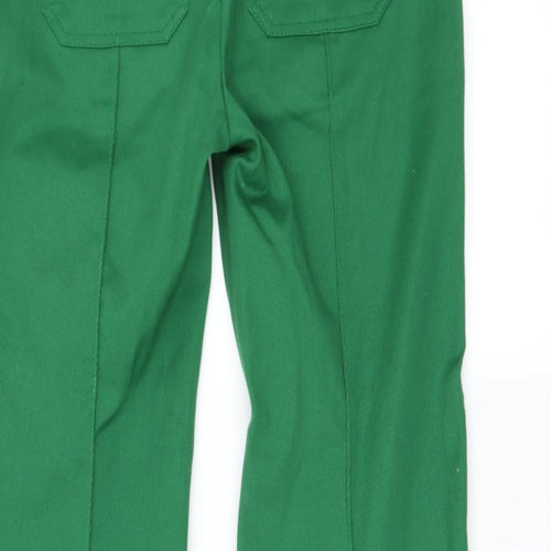 H&M Womens Green   Flared Jeans Size 6 L27 in