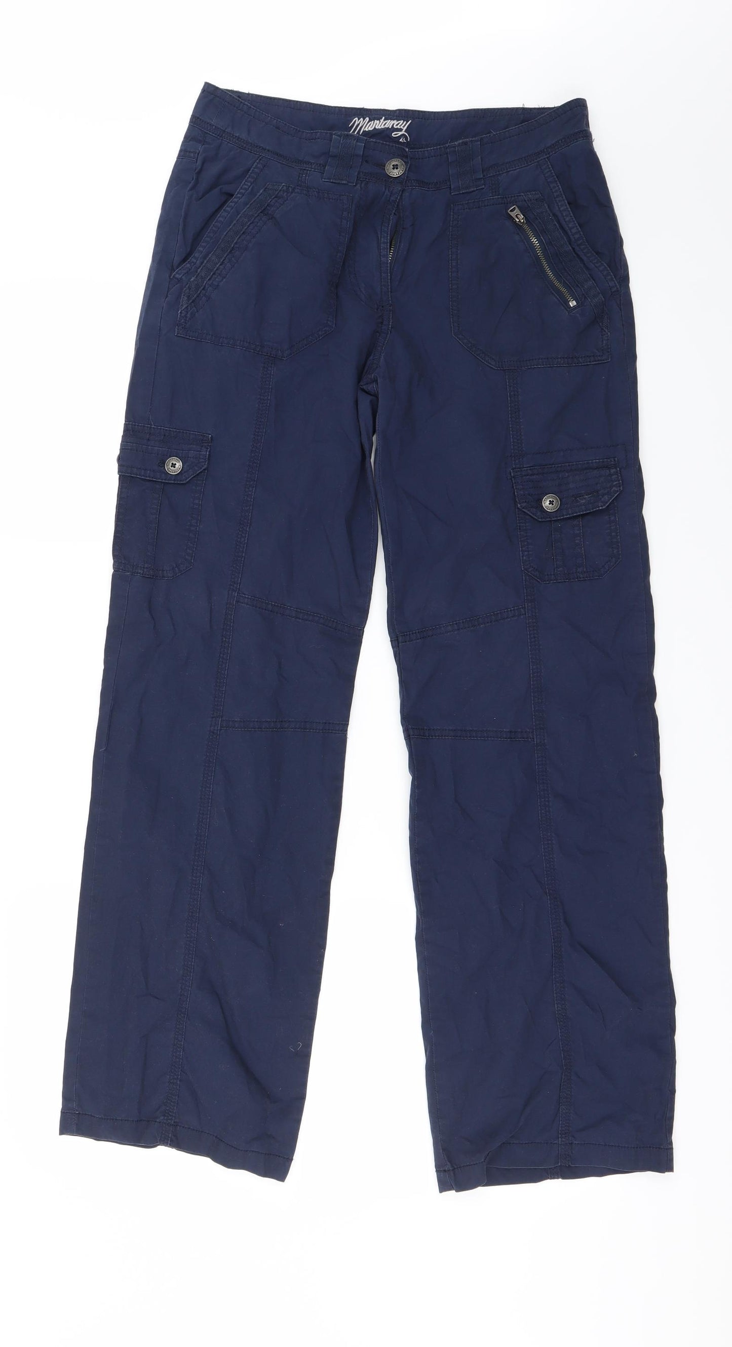 MANTARAY Womens Blue   Trousers  Size 10 L27 in