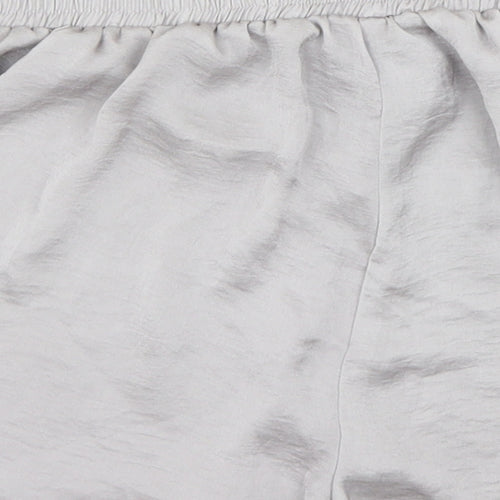 Preworn Womens Grey   Hot Pants Shorts Size 8
