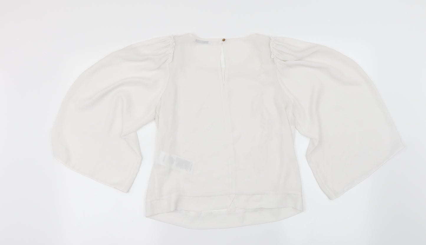 MOTIVI Womens White   Basic Blouse Size 14