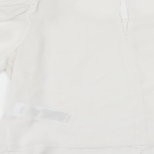 MOTIVI Womens White   Basic Blouse Size 14