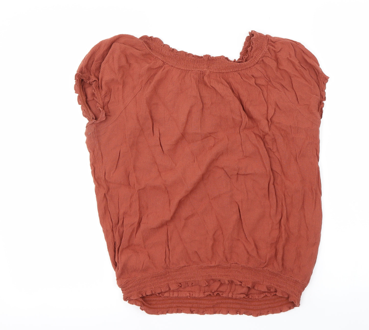 New Look Womens Brown   Basic Blouse Size 8