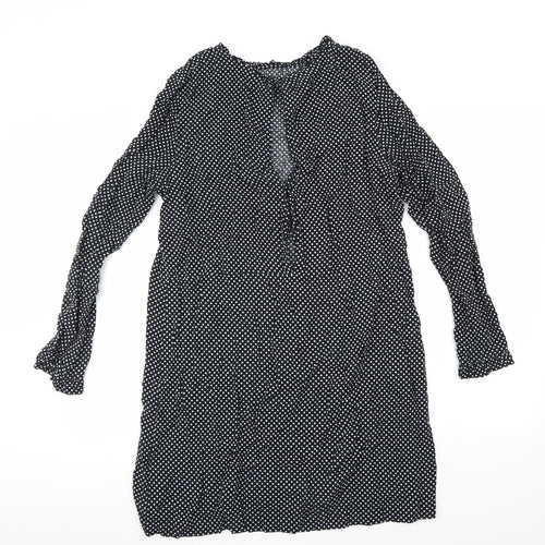 H&M Womens Black   Basic Blouse Size 14