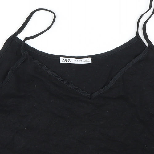 Zara Womens Black   Basic T-Shirt Size 8