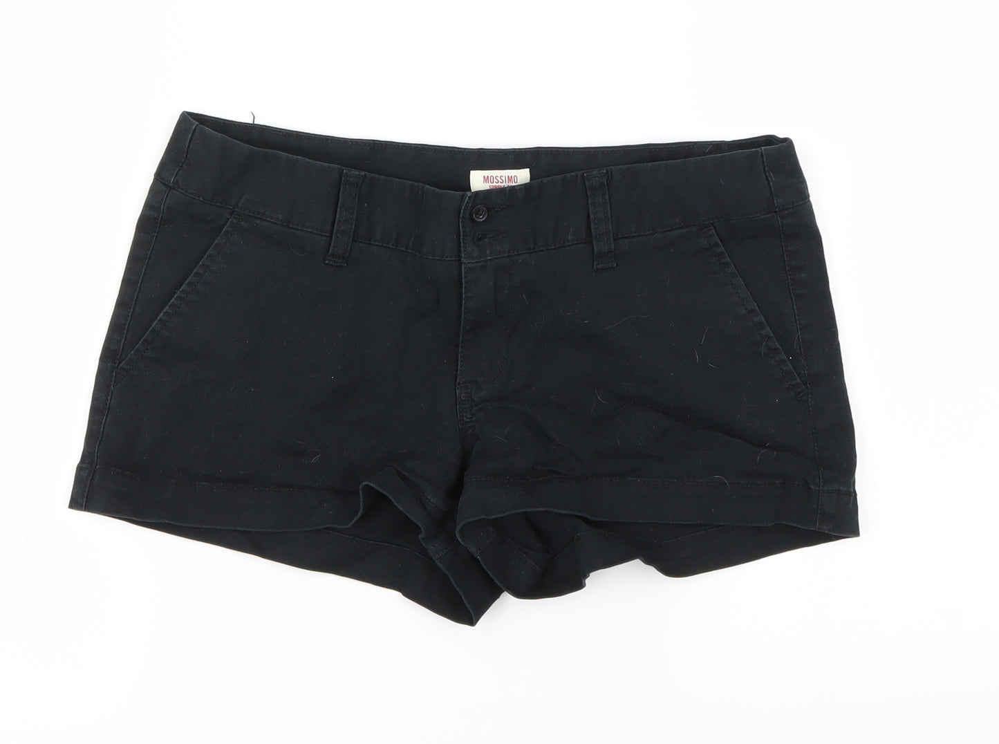 Mossimo Womens Black   Cut-Off Shorts Size 8