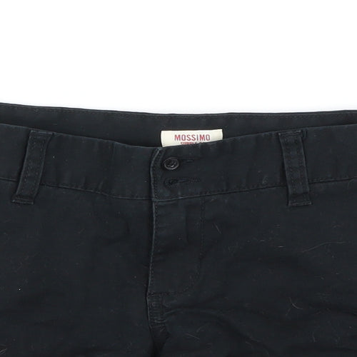 Mossimo Womens Black   Cut-Off Shorts Size 8